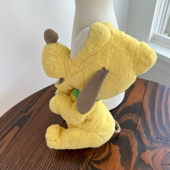 Disney Parks Baby Pluto Yellow Brown and White Soft Cuddle Stuffed Animal Plush - Picture 3 of 9